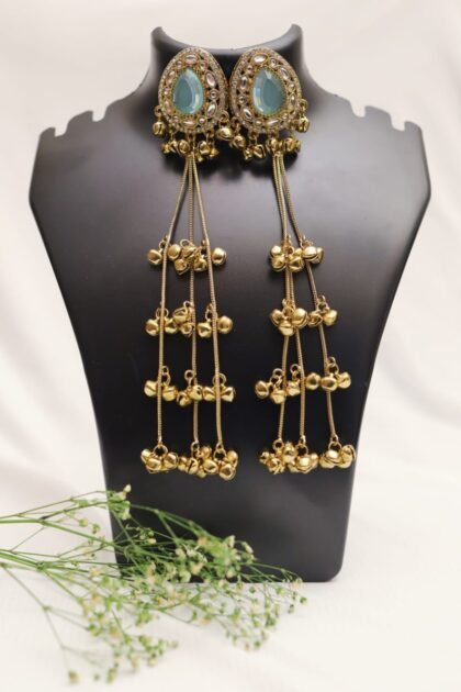 The Aquamarine Waterfall Dangles