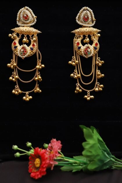 The Saffron Valley Jhumkas