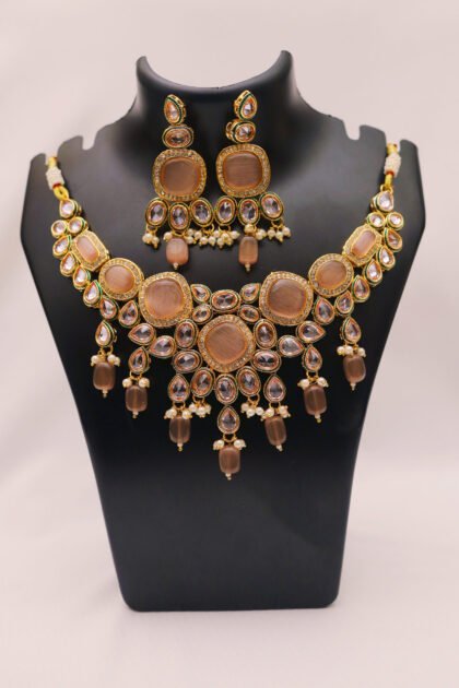 Sunehri Aabha Statement Necklace Set