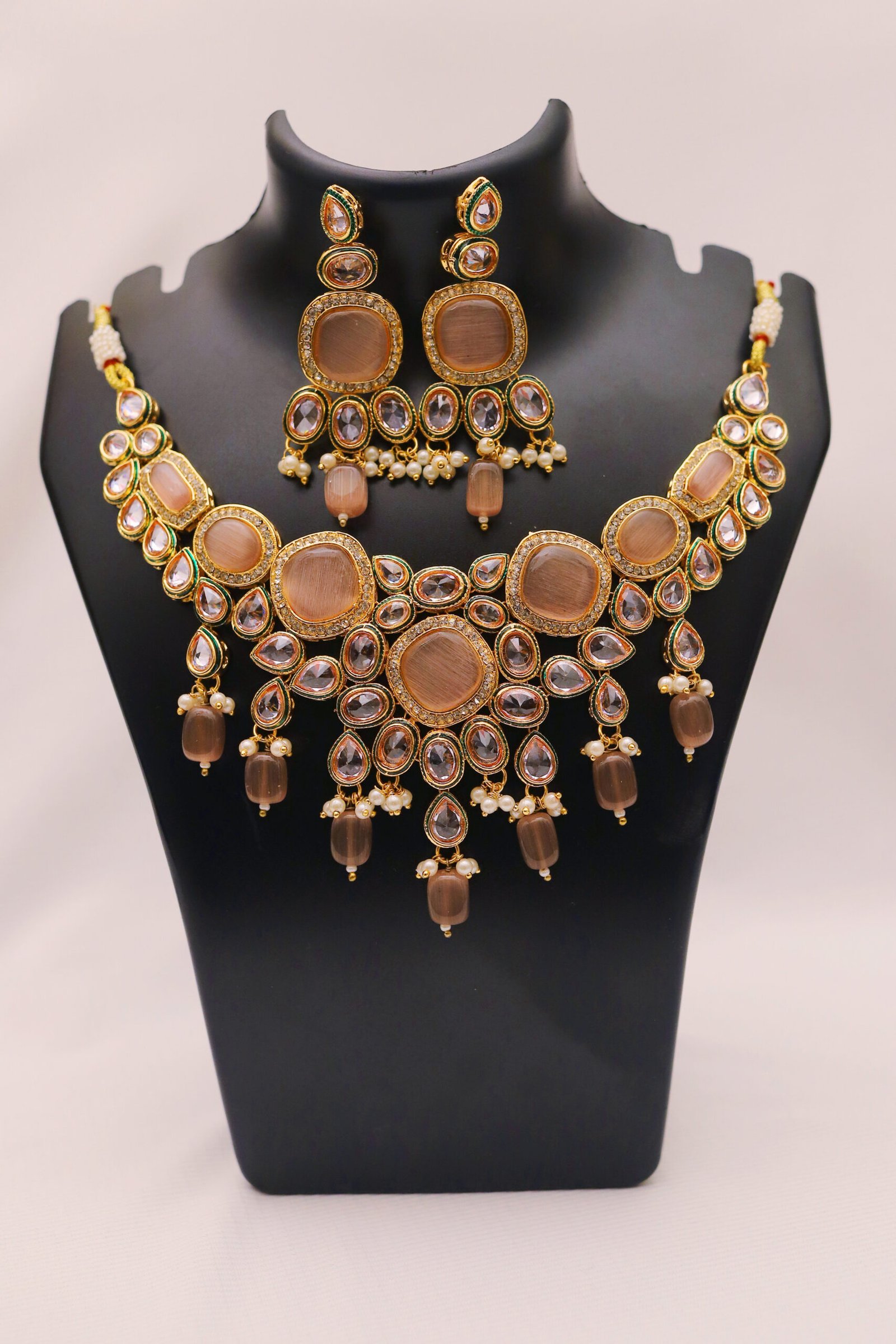 Sunehri Aabha Statement Necklace Set