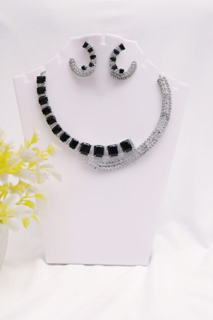 Black Onyx Diva Necklace Set